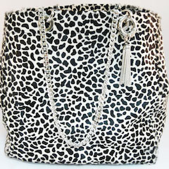 White & Black Stain Bag