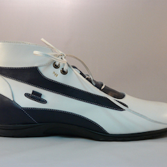 Sport Shoe White & Blue by Eddy Minto